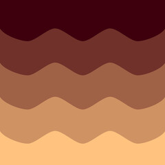 Abstract gradient brown wave background for inserting your message.