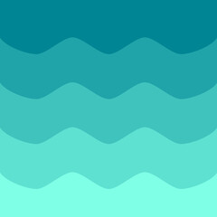 Abstract gradient blue wave background for inserting your message.