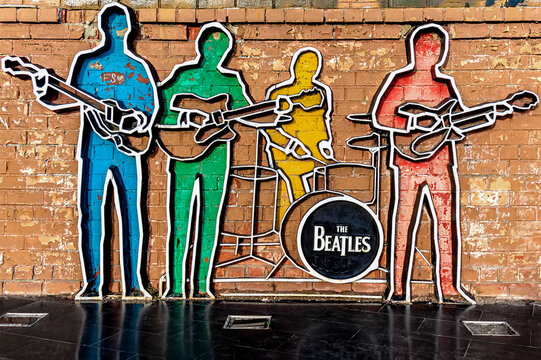 Monument to the British rock band The Beatles