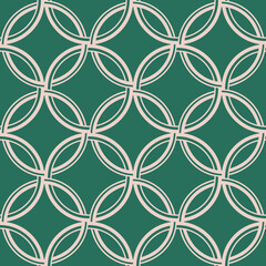 Fototapeta premium Seamless pattern element. Elegant ornamental print. Vector illustration.