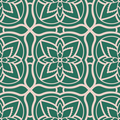 Seamless pattern element. Elegant ornamental print. Vector illustration.