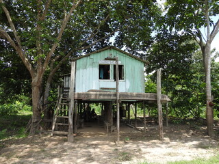 Fototapeta na wymiar Casa regional cabocla - Amazônia