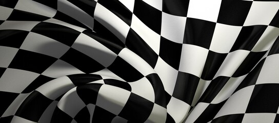 Obraz premium checkered flag, end race background
