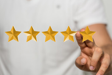 5 Five Stars Rating Quality Review Best Service
