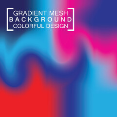 Abstract blurred holographic gradient mesh effect background