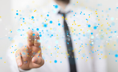  people network structure HR - Human resources management and recruitment