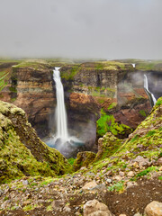 Cascada Háifoss Islandia