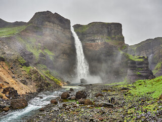 Cascada Háifoss Islandia