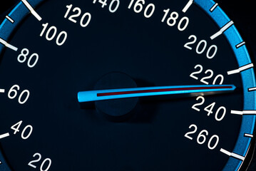 Speed detail tachometer macro shot 3