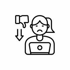 Job Creep icon in vector. Logotype