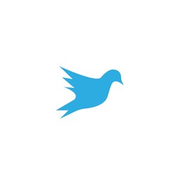 dove bird icon vector ilustration design template