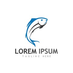 Fish logo template