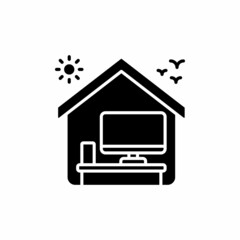 Home Office icon in vector. Logotype