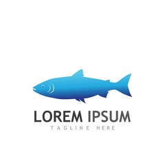 Fish logo template