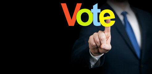 Vote on democratic elections, referendum. Make right choice.