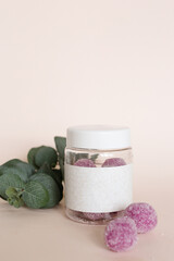 Natural Pink Spa Scrub Treatment, beauty care products