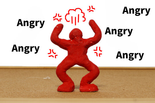 Angry person