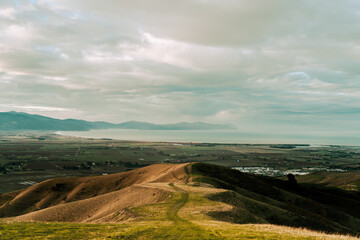 landscape with clouds