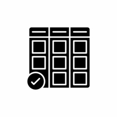 Kanban Board icon in vector. Logotype