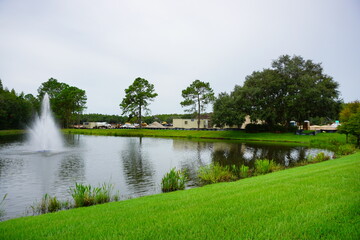 Obraz premium Tampa FL USA - 12 01 2022: an apartment house construction site 