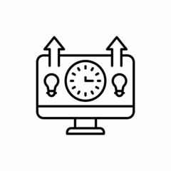 Efficiency icon in vector. Logotype