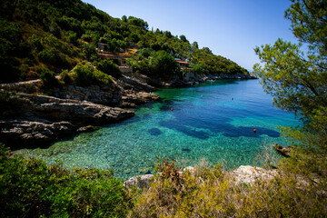 Naklejka na ściany i meble Solta island in Croatia landscape