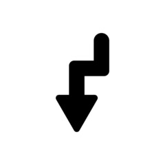 Arrow down icon