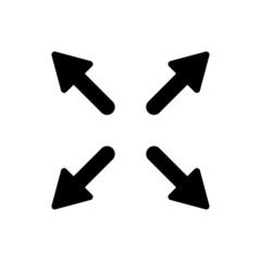 Arrow maximize icon