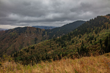 landscape with clouds
