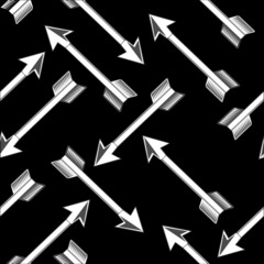 Arrows pattern design with two colors in background