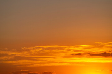 beautiful dramatic sky during sunset