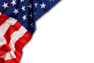 USA Memorial day and Independence day concept, United States of America flag