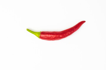 Chili pepper isolated on white background