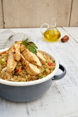 Quinua con pollo