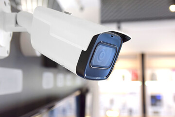 Kamera CCTV. Monitoring. Telewizja przemysłowa. - obrazy, fototapety, plakaty