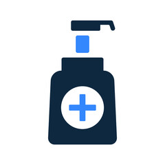 Sanitizer, hand, prevention icon. Simple editable vector illustration.