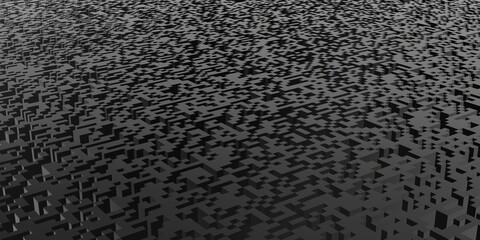 pixel mosaic background grid abstract square texture geometry 3d illustration