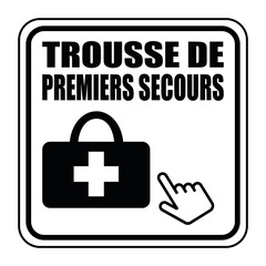 Logo trousse de premiers secours.