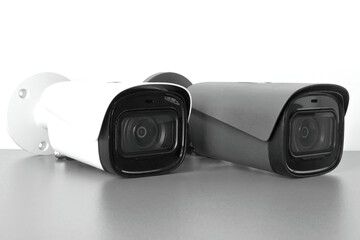 Kamery do systemu monitoringu CCTV - obrazy, fototapety, plakaty