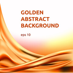 Vector golden abstract background for design of banners, cards and other things.