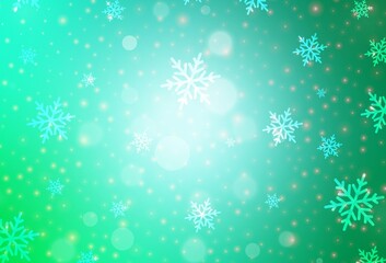 Light Green vector template in carnival style.