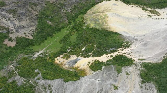 aerial view of moutain 