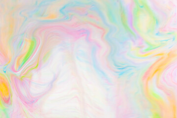Fototapeta na wymiar Fluid art texture. Background with abstract mixing paint effect. Abstract multicolored marble texture background