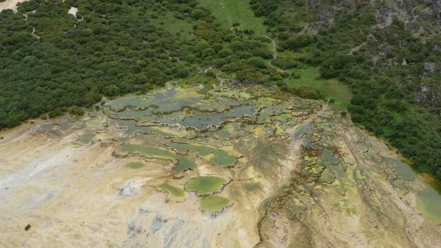 aerial view of moutain 