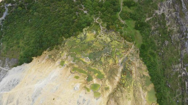 aerial view of moutain 