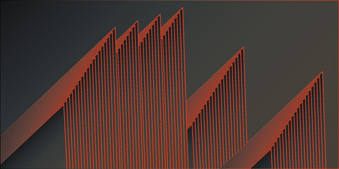 Abstract background with red lines