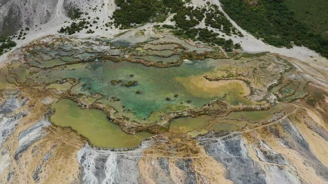 aerial view of moutain 