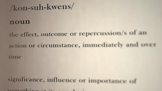 Consequence Definition