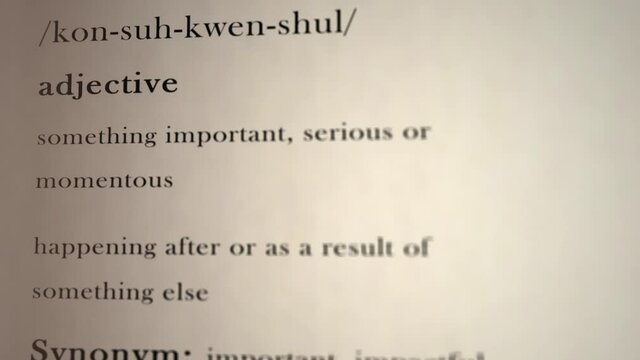 Consequential Definition