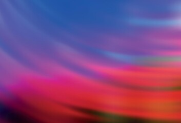 Light Blue, Red vector abstract blurred background.